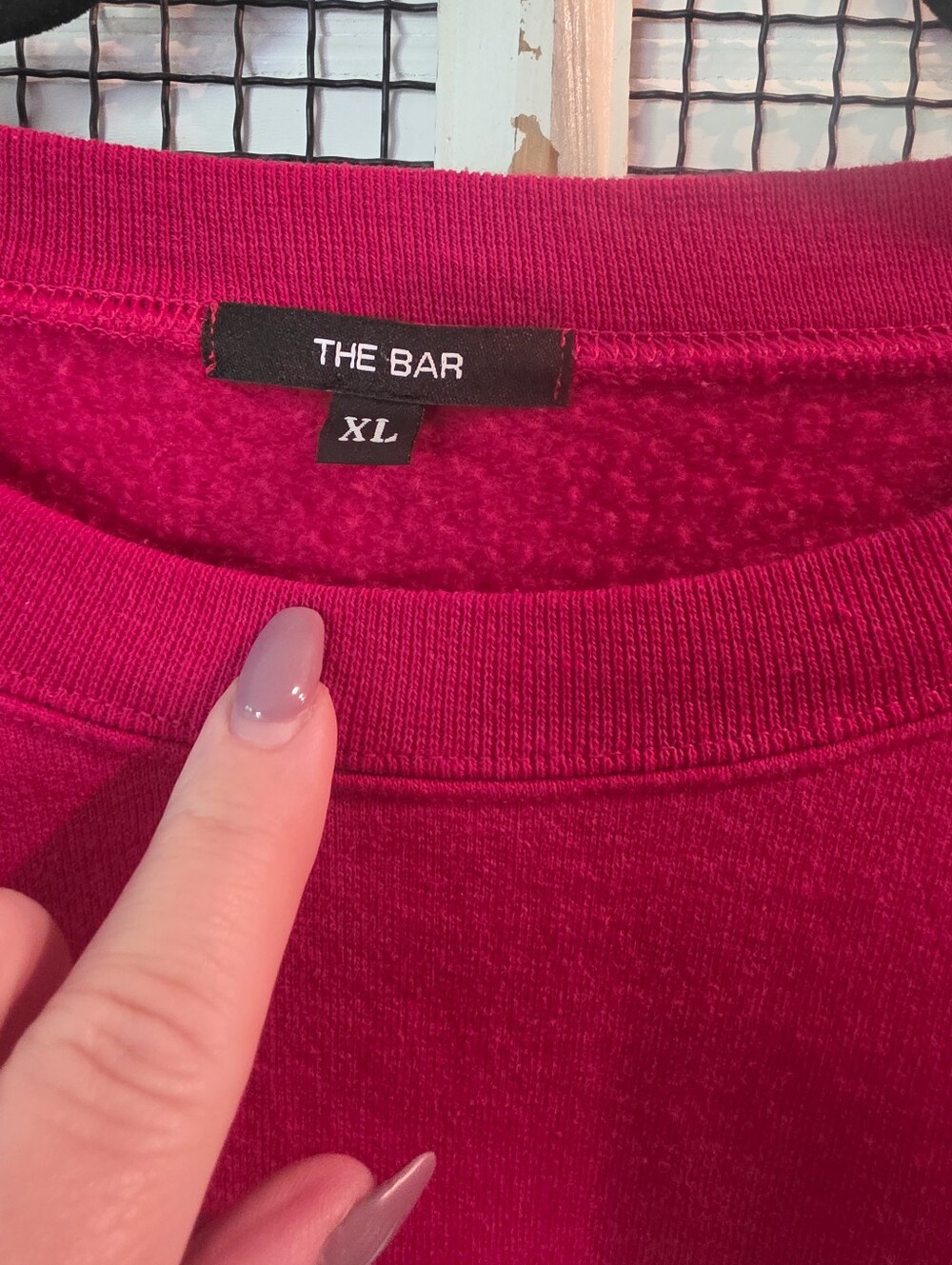The BAR Varsity sweatshirt Red - Picture 2 of 4